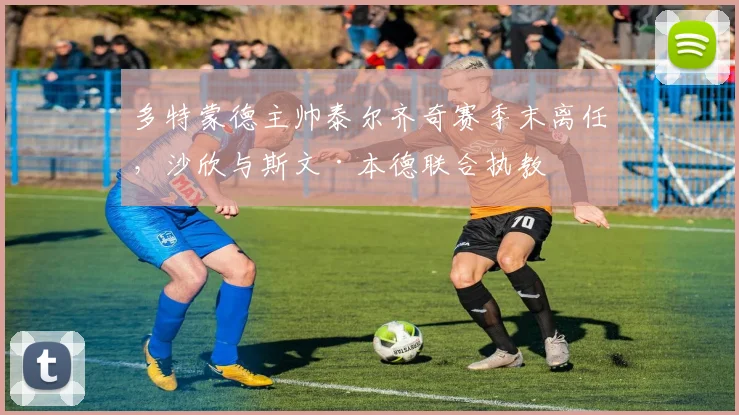 多特蒙德主帅泰尔齐奇赛季末离任,沙欣与斯文·本德联合执教